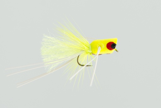[092-10110] NEPTUNE FLIES - Micro Popper - Chartreuse
