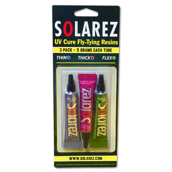 SOLAREZ - Fly-Tie UV Resin 3 Pack