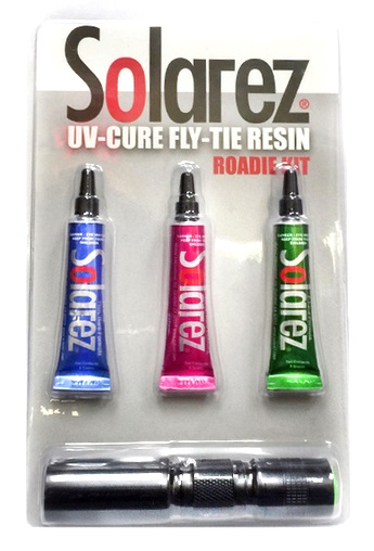 SOLAREZ - UV-Cure Fly-Tie Fishing Roadie Kit