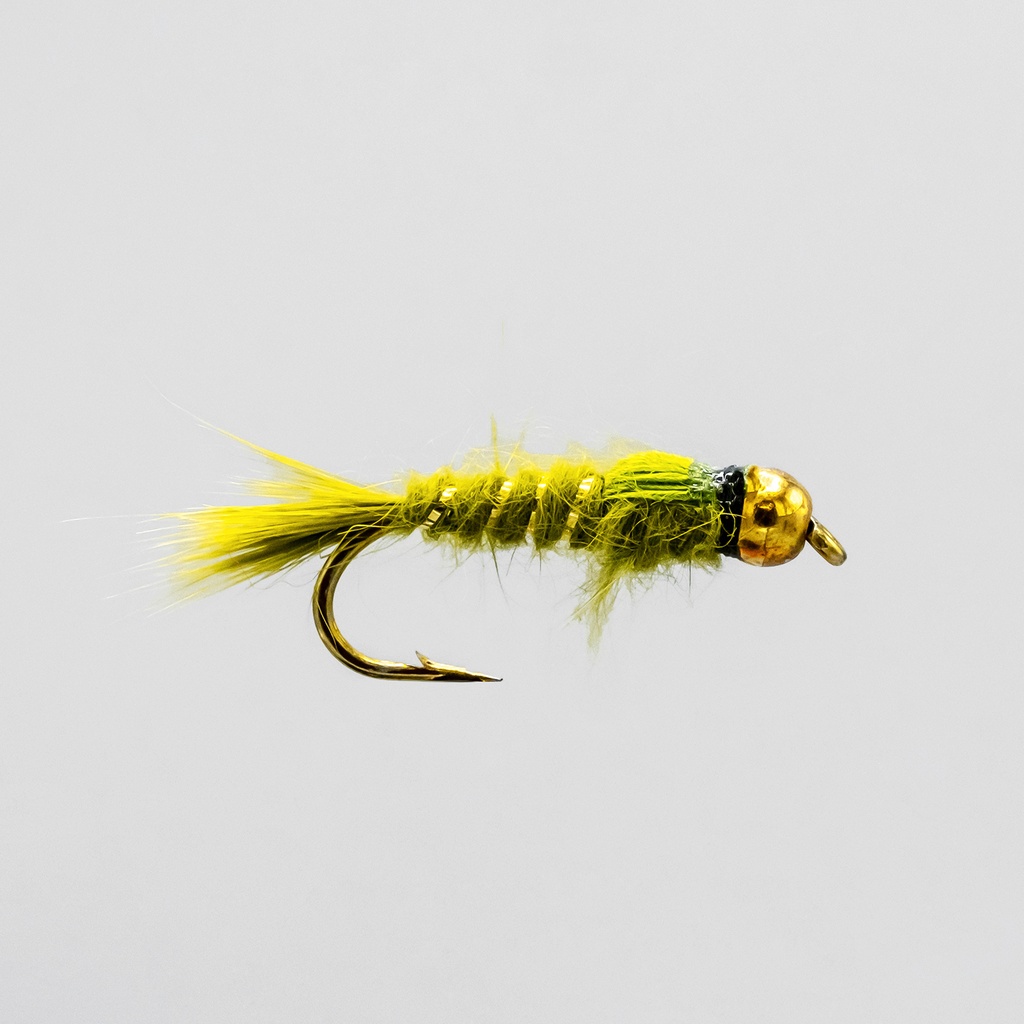 NEPTUNE FLIES - Hare's ear Olive Bead Head Nymphs (NYMPH)