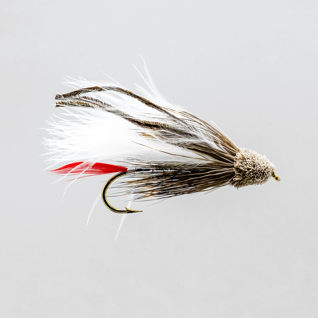 NEPTUNE FLIES - White Muddler Marabou