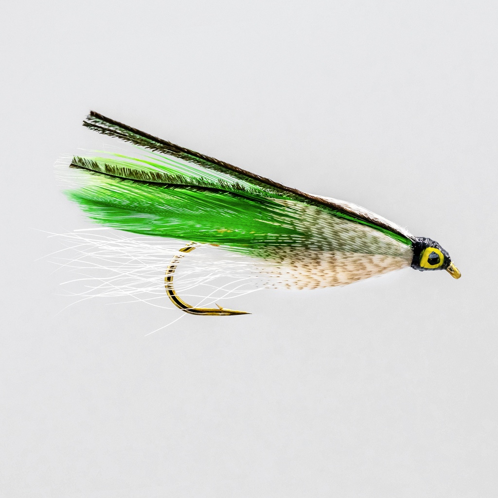 NEPTUNE FLIES - Green Ghost Streamer