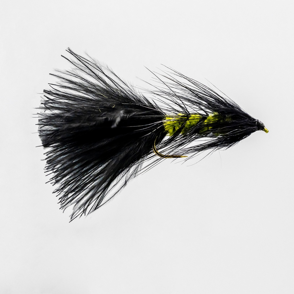 Dark Olive/Black Woolly Bugger (STREAMER)
