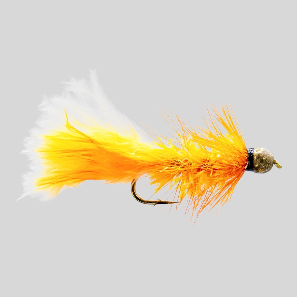 Bead Head Crystal Bugger Orange (STREAMER)