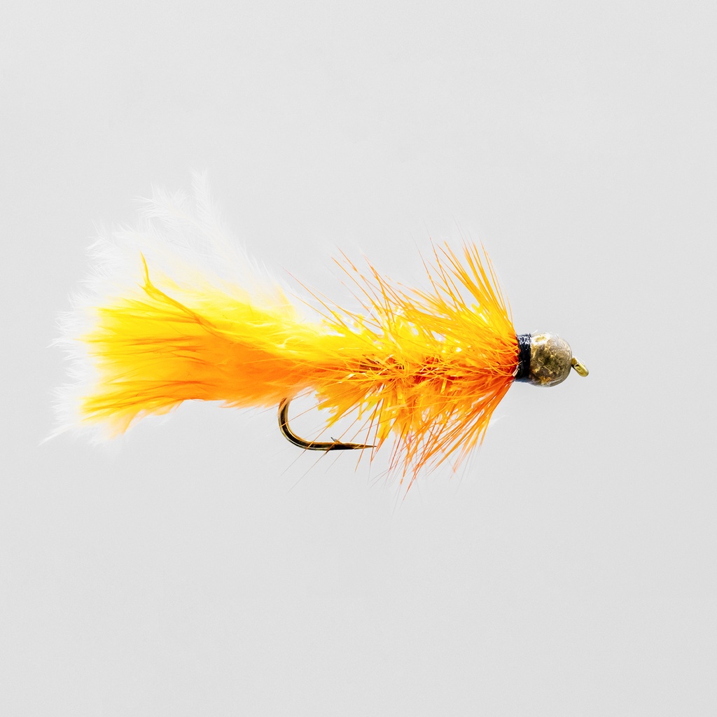 Bead Head Crystal Bugger Orange (STREAMER)