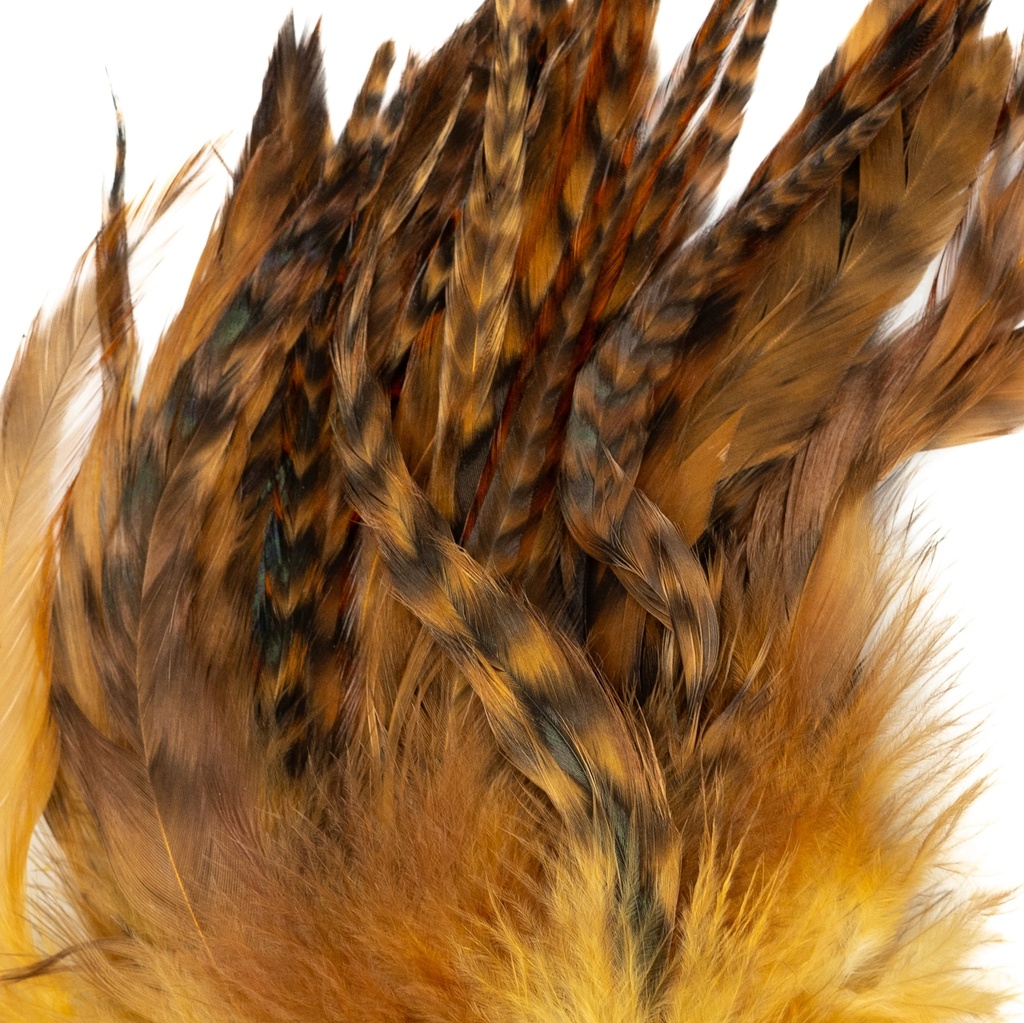 SHOR - HACKLE 3-5po CHINCHILLA