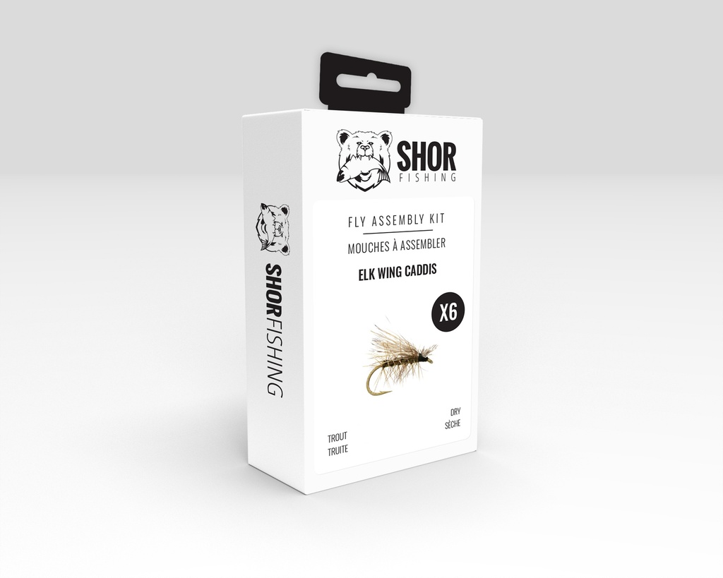 SHOR - ELK WING CADDIS - KIT D'ASSEMBLAGE