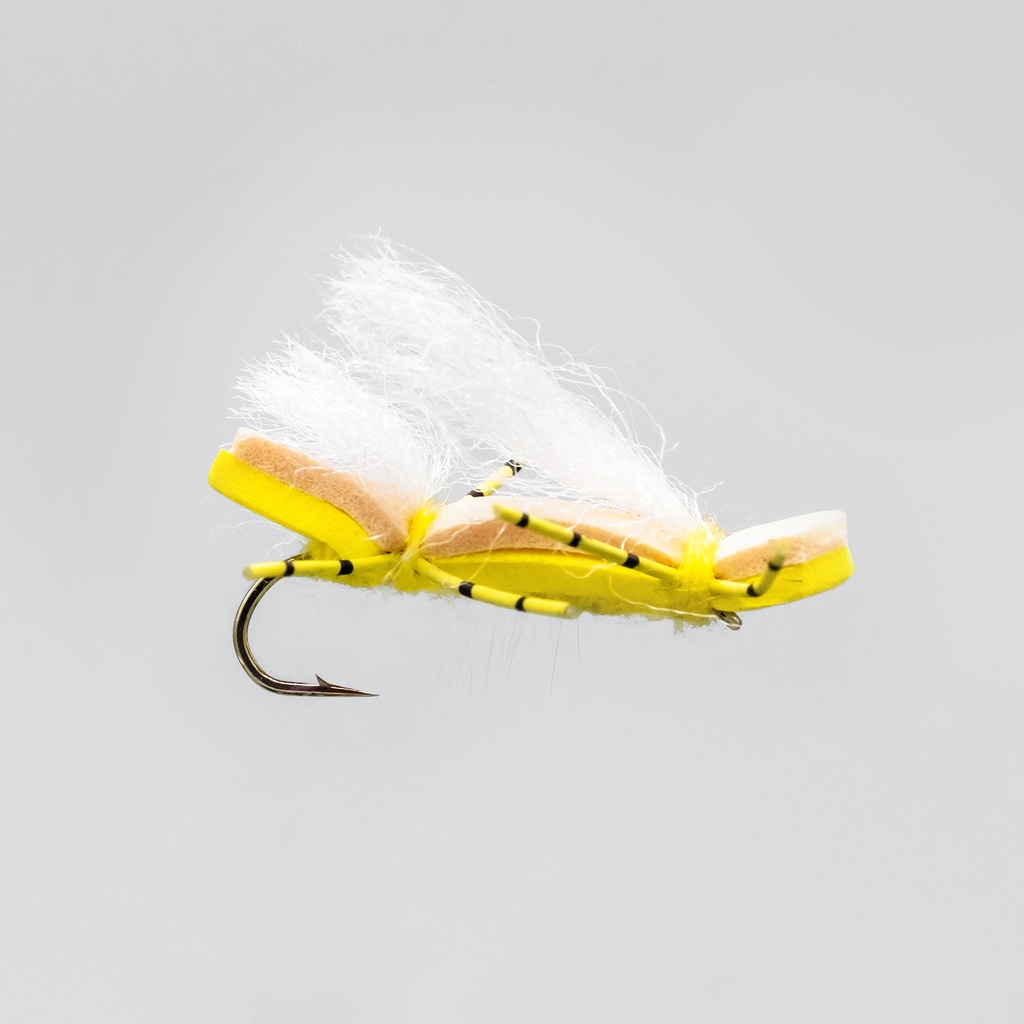 Chubby Tchernobyl Stonefly Yellow / White Wing