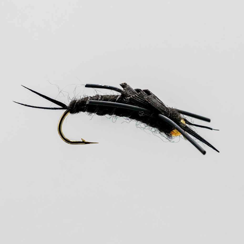 NEPTUNE FLIES - Bead Head Black RL Stonefly