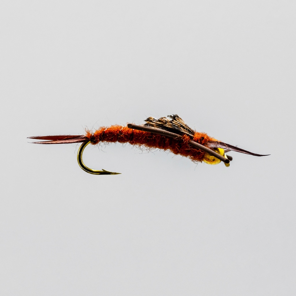 NEPTUNE FLIES - Bead Head Brown RL Stonefly