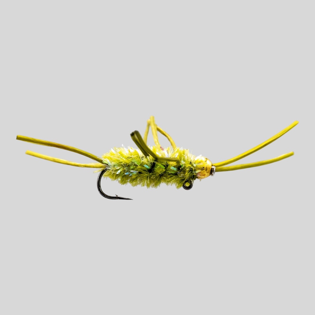 Balanced Pat's Rubber Legs Crystal Olive