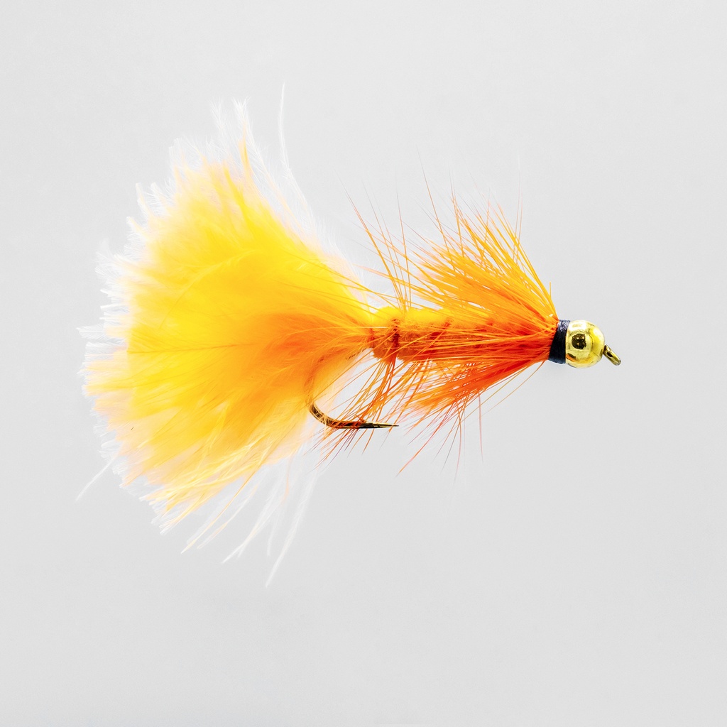NEPTUNE FLIES - Bead Head Orange Woolly Bugger