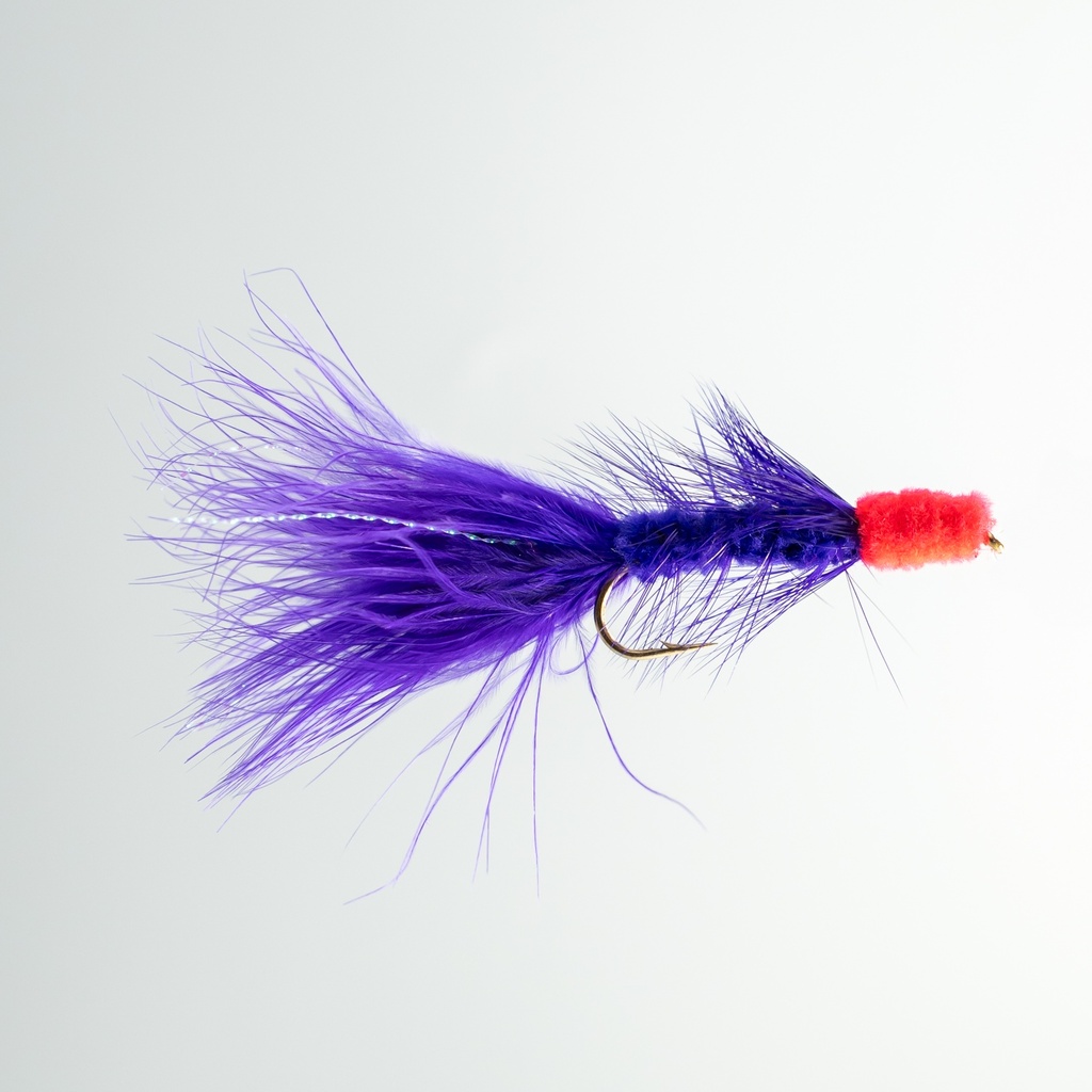 NEPTUNE FLIES - Purple Egg Sucking Leech Woolly Bugger