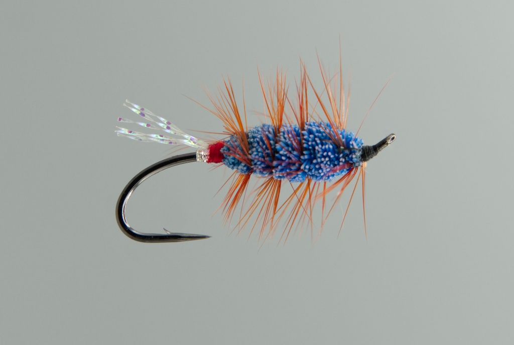 NEPTUNE FLIES - Smurf Red Butt - SINGLE HOOK