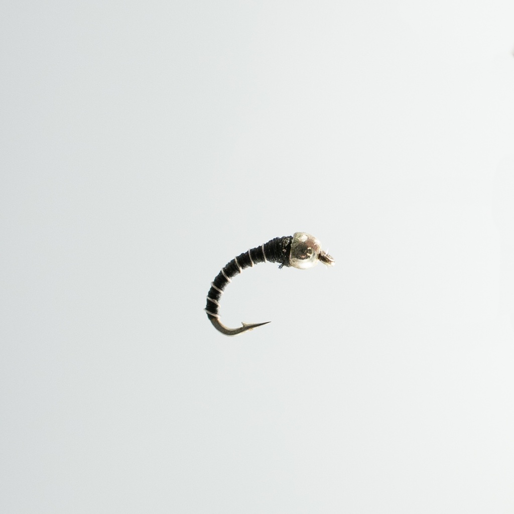 NEPTUNE FLIES - Zebra midge Black