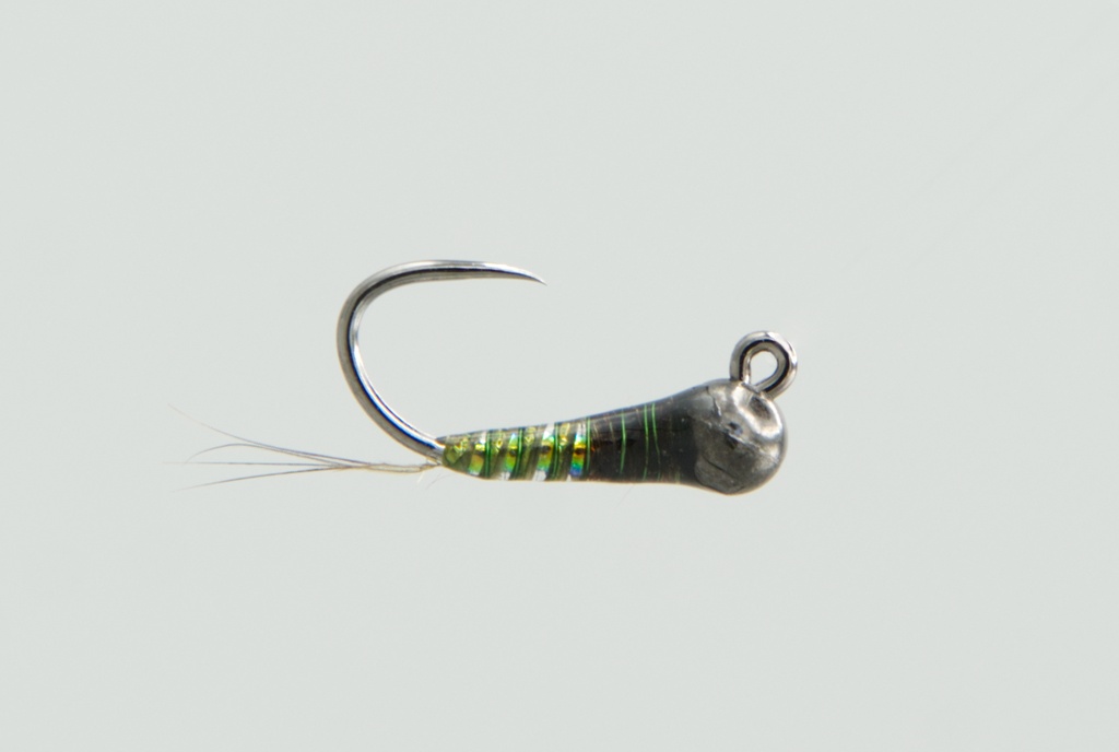 NEPTUNE FLIES - Jiggy Perdigon Riffle Drifter Olive TB