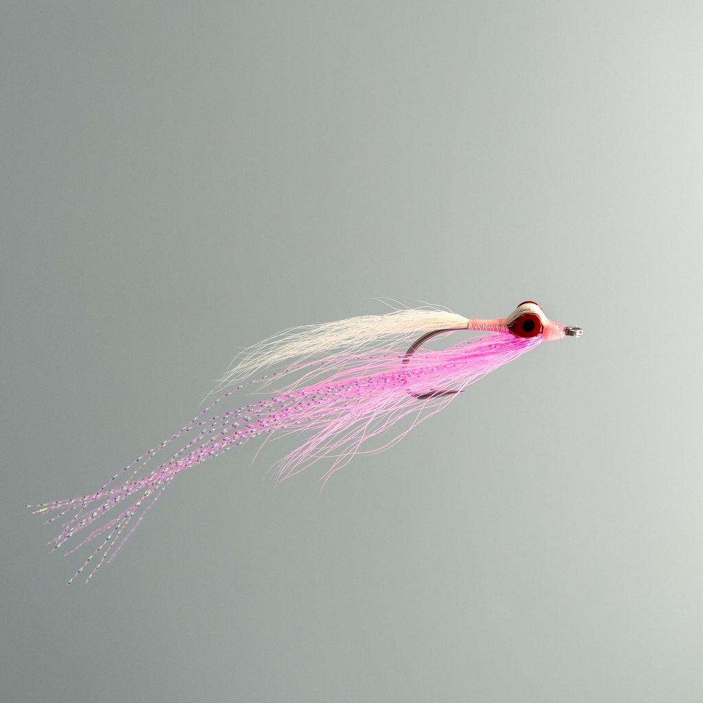 NEPTUNE FLIES - Clouser Minnow Pink & White