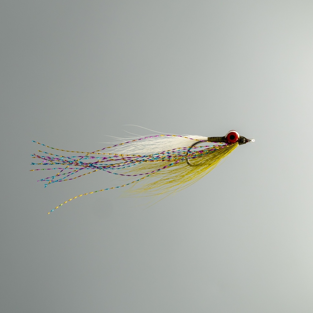 NEPTUNE FLIES - Clouser Minnow Olive & White