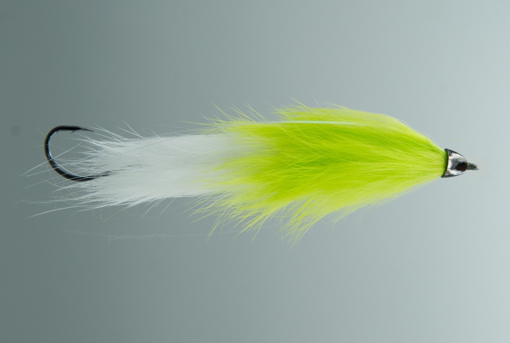 NEPTUNE FLIES - MOAL - Chartreuse & White