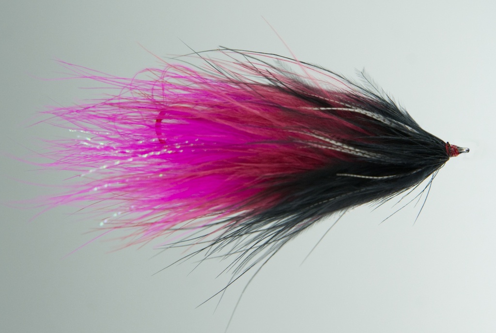NEPTUNE FLIES - River Rat Squid - Black & Wine