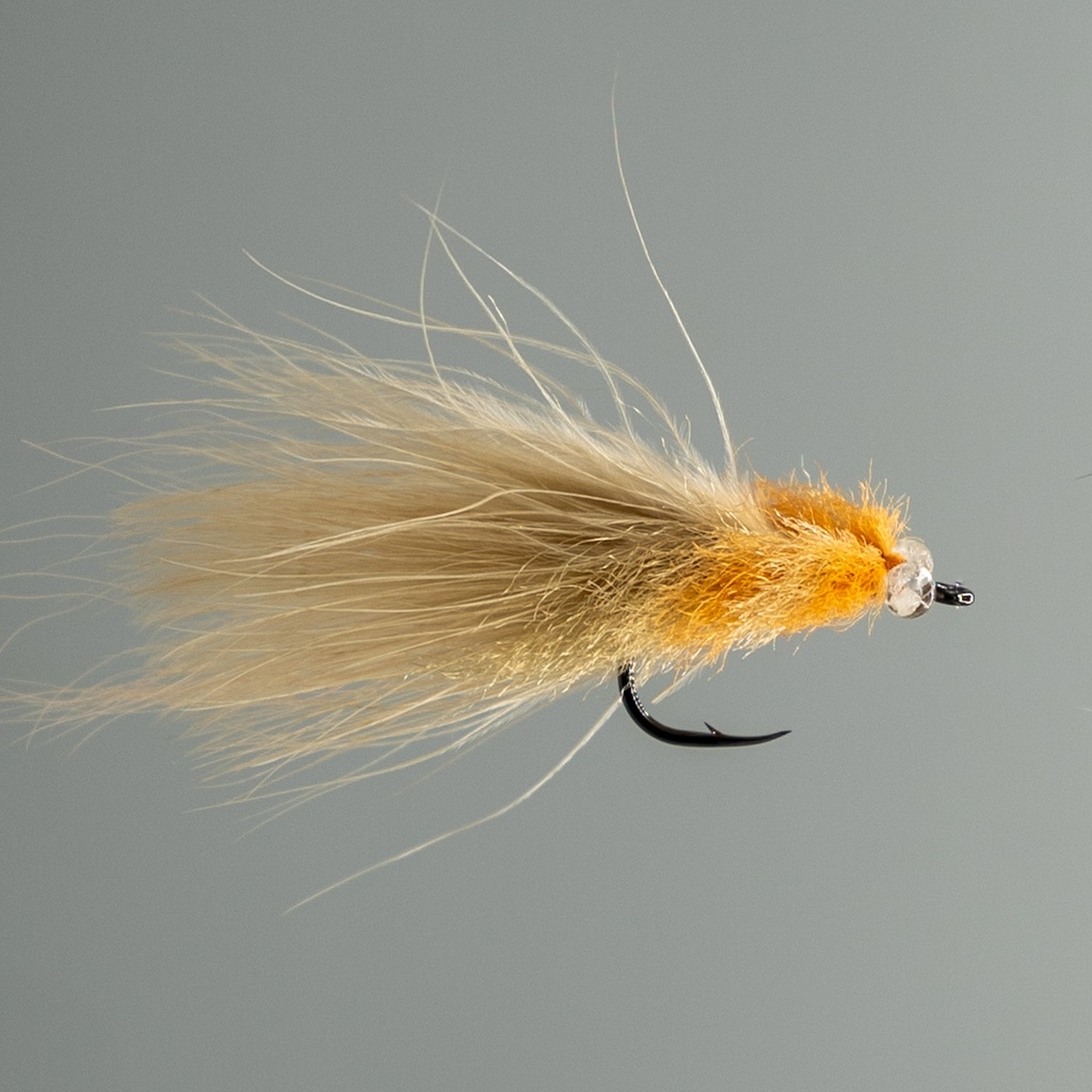 NEPTUNE FLIES - Tarpon toad - Tan and Orange