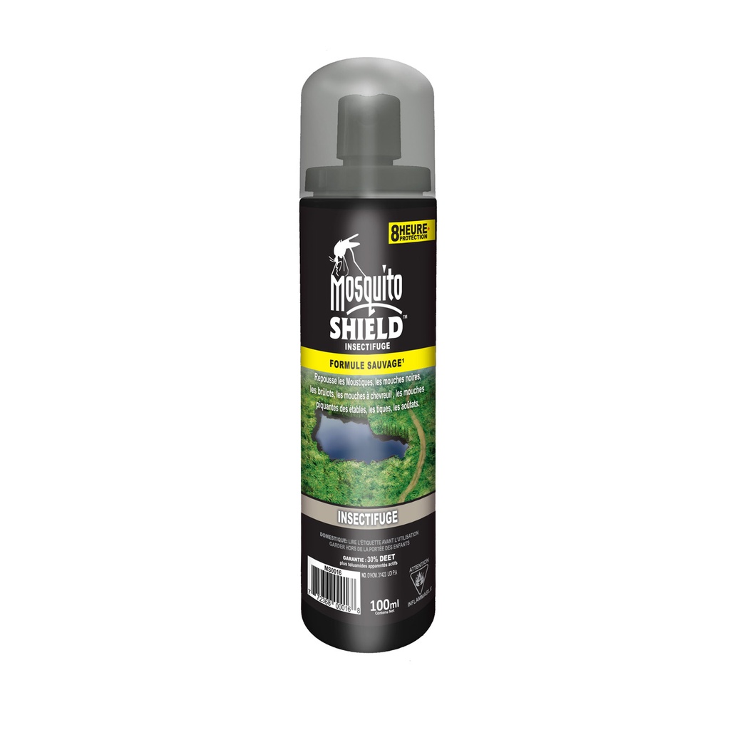 MOSQUITO SHIELD - FORMULA-TRAVEL 100ml PUMP (30% DEET)