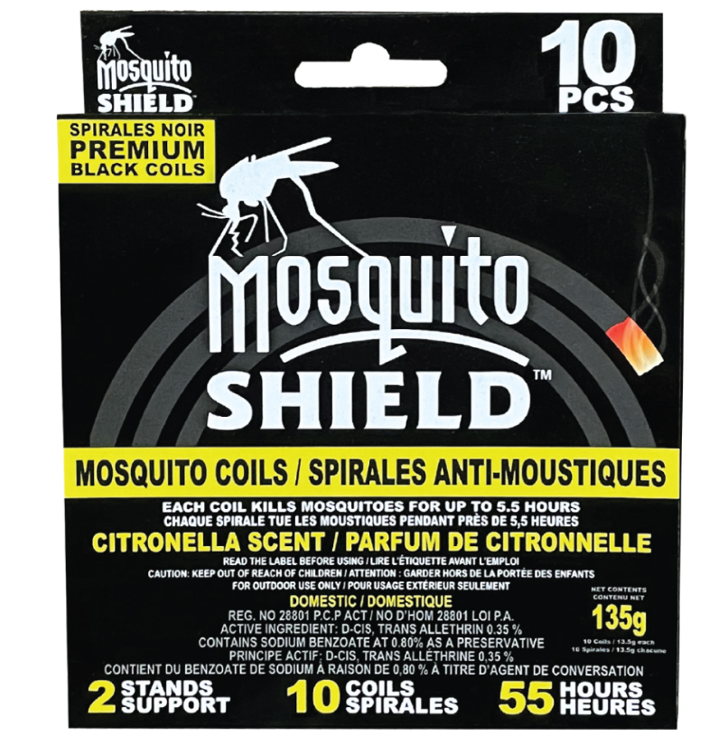 MOSQUITO SHIELD - MOSQUITO COILS 55 hrs 135g