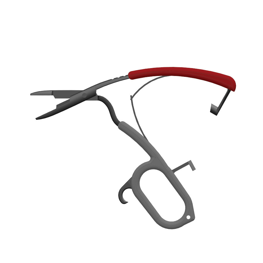 SCIENTIFIC ANGLER - REGULATOR ERGO HEMO - BLACK/RED/GRAY  