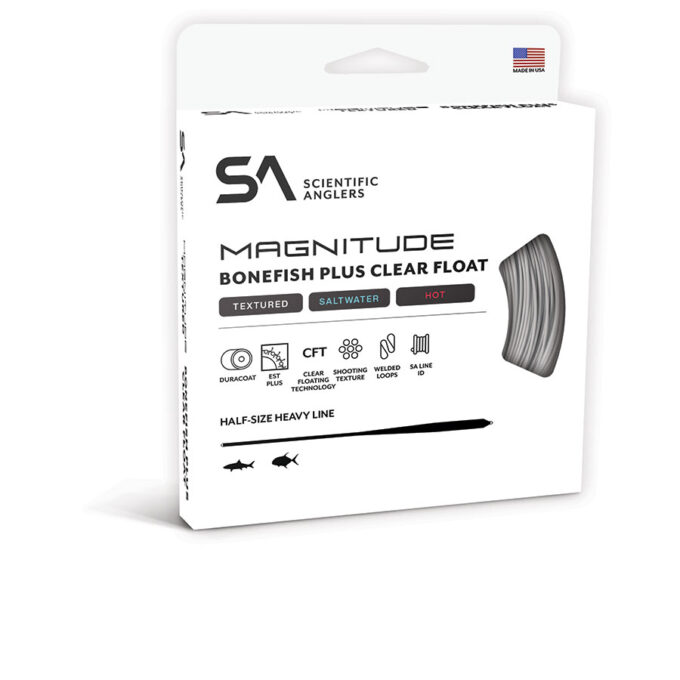 SCIENTIFIC ANGLERS - MAGNITUDE TEXTURED BONEFISH PLUS 10' CLEAR FLOAT TIP