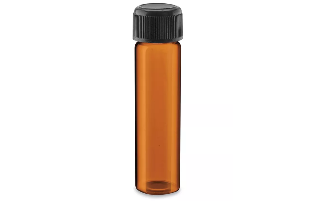 AMBER GLASS BOTTLE 1OZ