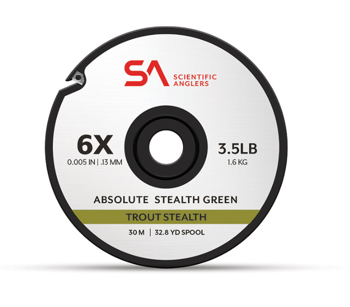 SCIENTIFIC ANGLERS - ABSOLUTE  TROUT STEALTH TIPPET - 30 METERS