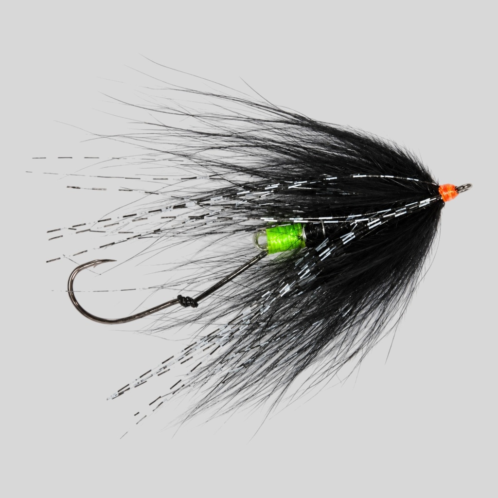 Hoh Bo Spey Black and Chartreuse