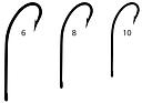 MUSTAD - HOOKS / C53SAP-TX / pack 25