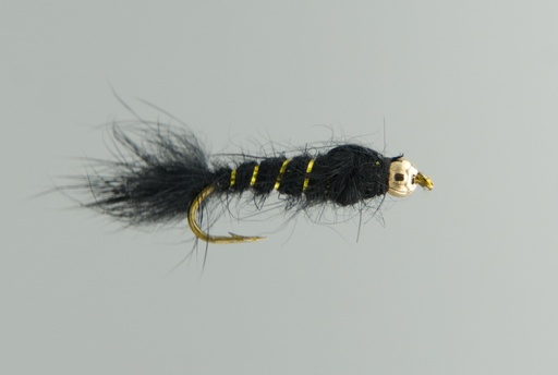 NEPTUNE FLIES - Hares ear Black Bead Head Nymphs (NYMPH)
