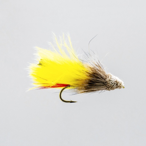 NEPTUNE FLIES - Yellow Muddler Marabou