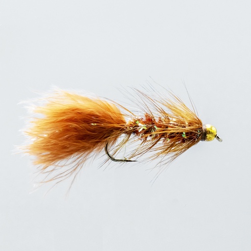 NEPTUNE FLIES - Bead Head Crystal Bugger Brown