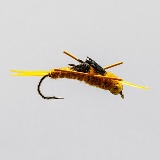 NEPUTNE FLIES - Bead Head Golden RL Stonefly
