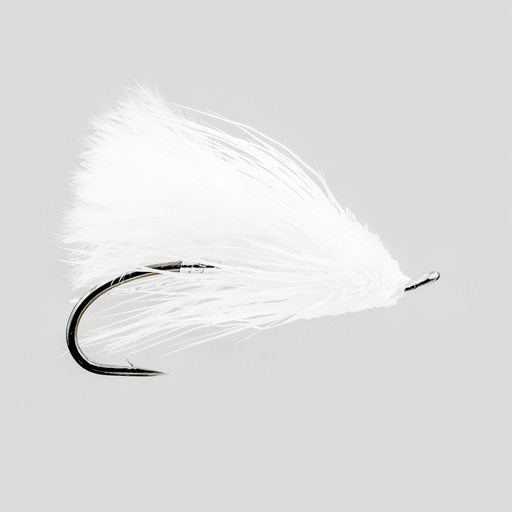 NEPTUNE FLIES - White Muddler - SINGLE HOOK