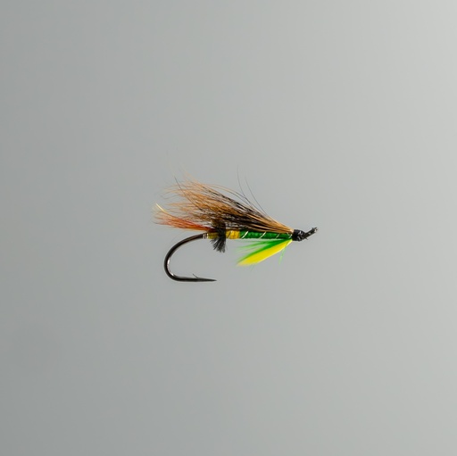 NEPTUNE FLIES - Green Highlander - SINGLE HOOK