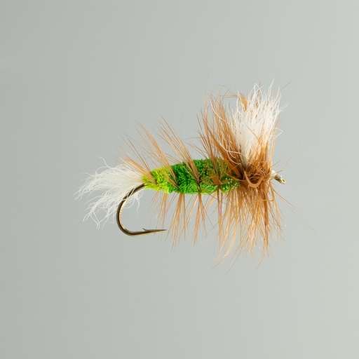 NEPTUNE FLIES - Green Salmon Killer Whisker