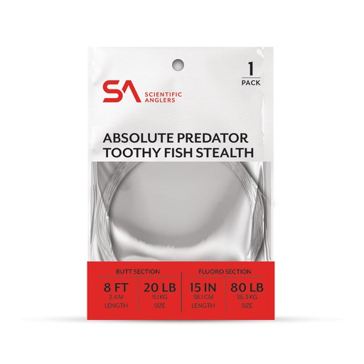 [139182] SCIENTIFIC ANGLERS - ABSOLUTE PREDATOR TOOTHY FISH STEALTH LEADER