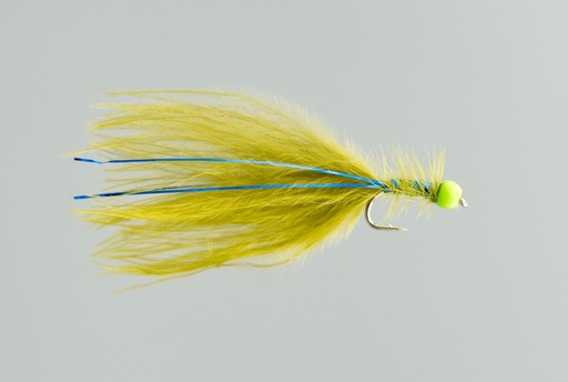 NEPTUNE FLIES - olive damsel Fl green bead