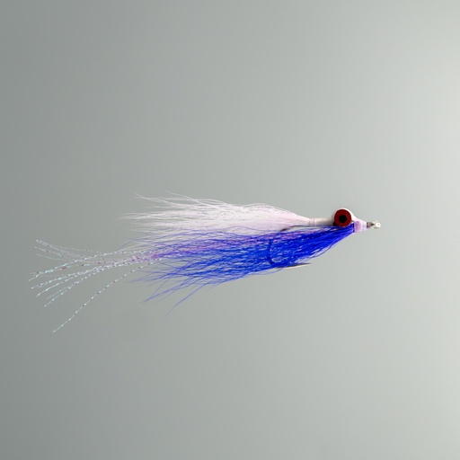 NEPTUNE FLIES - Clouser Minnow Purple & White