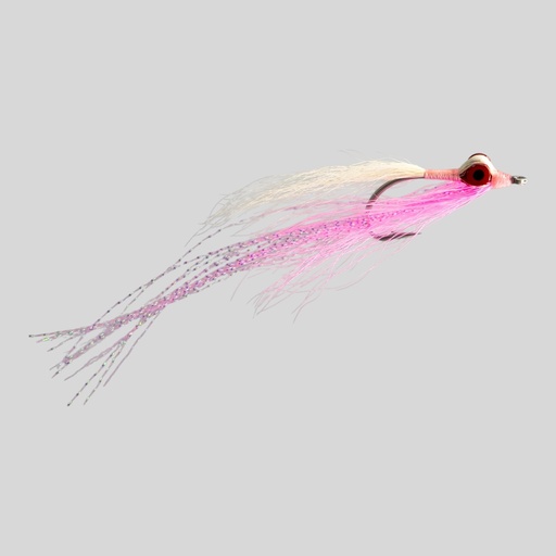 Clouser Minnow Pink & White