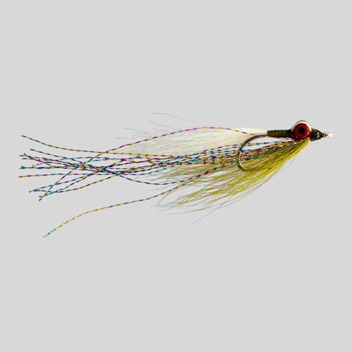 Clouser Minnow Olive & White