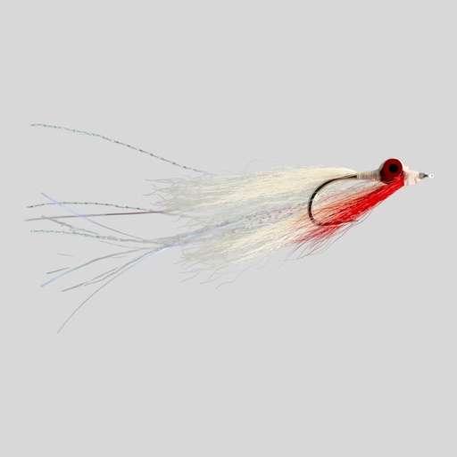 Clouser Minnow Red & White
