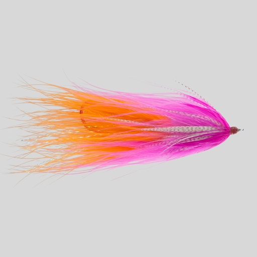 [077-12702] River Rat Squid - Pink & Orange