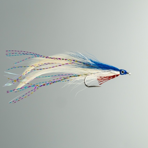 [094-20320] NEPTUNE FLIES - Deceiver - White & Blue