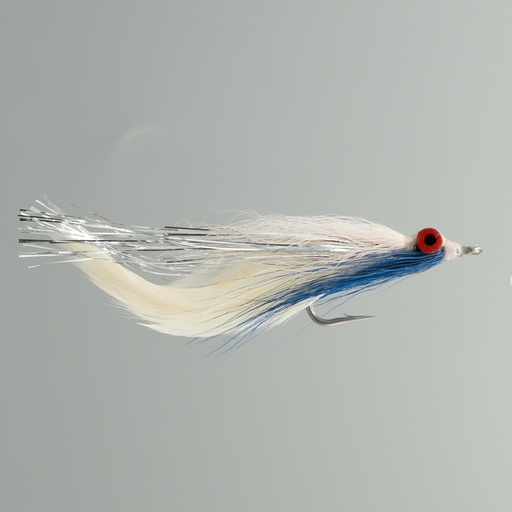 [094-20520] NEPTUNE FLIES - Half & Half - Blue & White