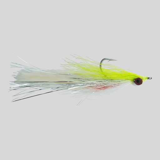 [094-20620] Half & Half - Chartreuse & White